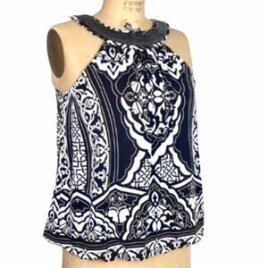 NWT Alfani Beaded Halter Top